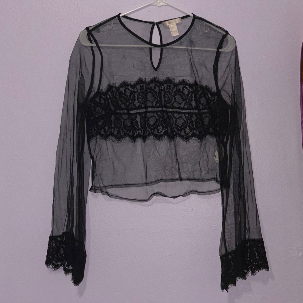 Mesh Lace Top